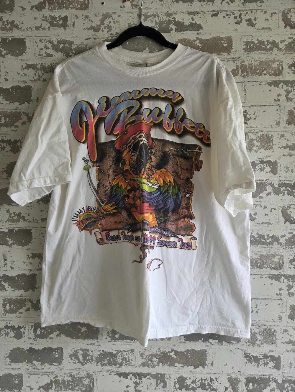 Vintage 1999 Jimmy Buffett "Beach House on the Moon" Tour T-Shirt - Size XL